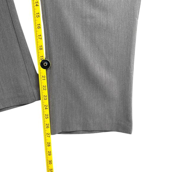 SALON STUDIO Gray Straight Leg Full Length Side Pockets Classic Trousers Size 20 - Picture 7 of 7